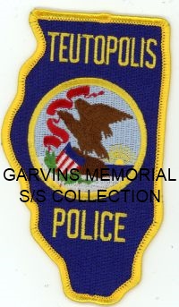 ILLINOIS,TEUTOPOLIS POLICE 1